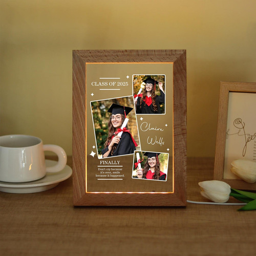 Class of 2026 Personalized Bestie Photo Frame Lamp Keepsake - Best Gift Smart