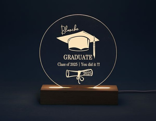 2026 Custom Name LED Night Light Celebrate Your Graduation Day - Best Gift Smart