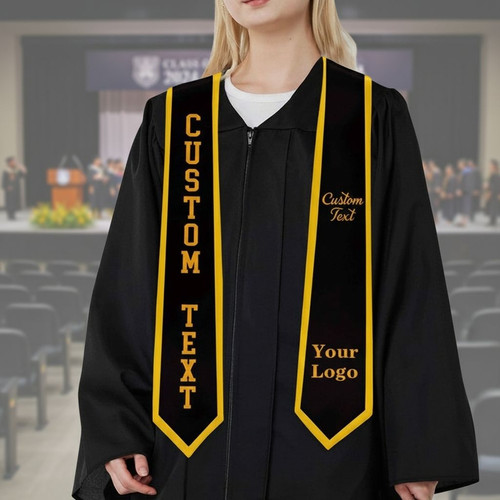 2026 Pride Custom Name School Colors Graduation Stool Sash - Best Gift Smart