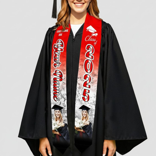 Capture Your Journey 2025 Graduation Stool School Colors - Best Gift Smart