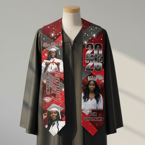 Celebrate Your Success Personalized 2026 Graduation Stool Sash - Best Gift Smart