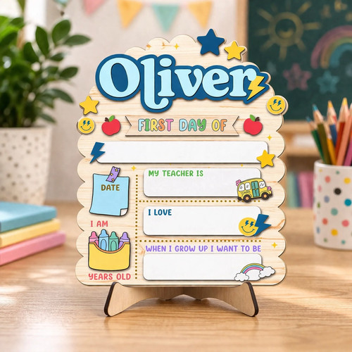 Capture the Joy - Reusable First/Last of School Sign Board - Savourry