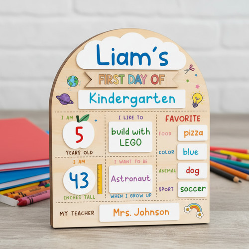 Capture the Magic - Reusable First/Last of School Sign for Kids - Savourry
