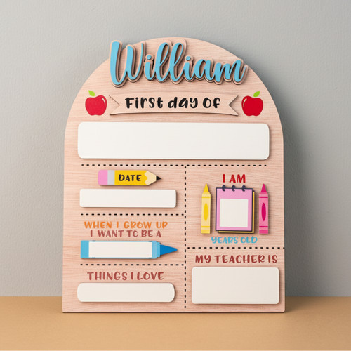 Celebrate Their Growth - First/Last of School Sign - Savourry