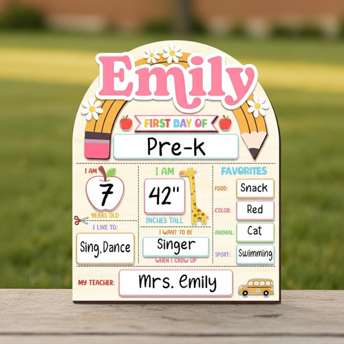Cherish Every Milestone - First/Last of School Sign for Kids - Savourry