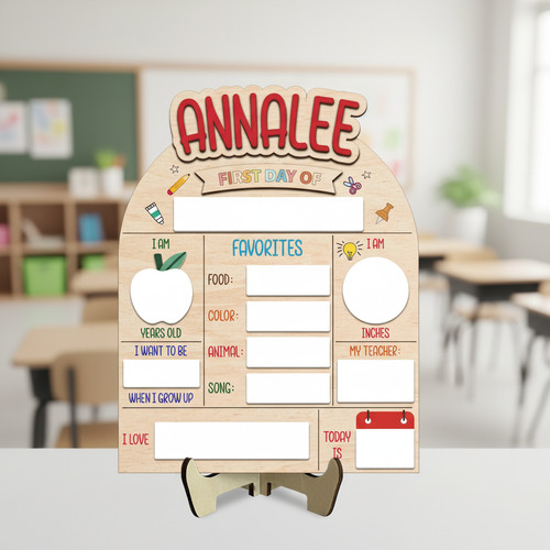 School Year Memories - Custom First/Last of School Sign - Savourry