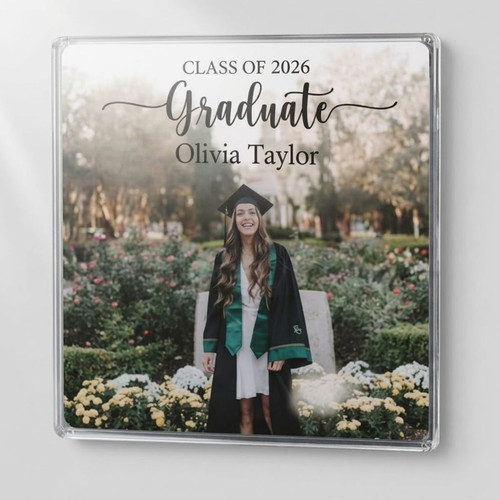 2026 Senior Milestones Custom Acrylic Photo Magnet Keepsake - Best Gift Smart