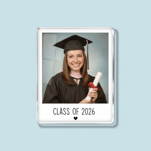 Capture the Moment Graduation Day Acrylic Photo Magnet Keepsake - Best Gift Smart