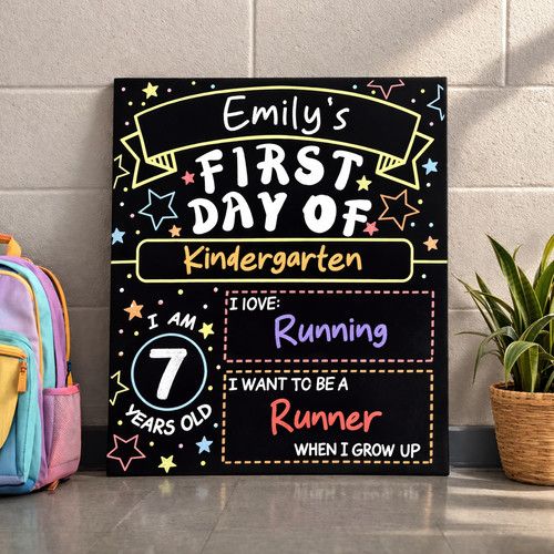 Celebrate Every Grade - Double Sided School Board Sign Photo Prop - Savourry