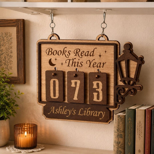Custom Book Read Tracker - Bookish Gift - Books Read This Year - Bookorys