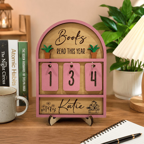 Custom Books I Read This Year Tracker - Special Gift For Reader - Bookorys