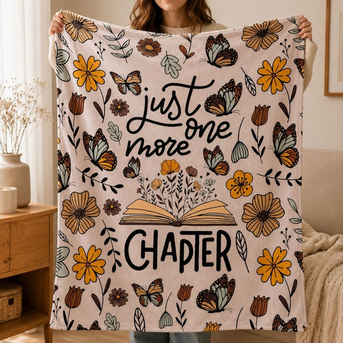 Book Lover Blanket - Reading Gift for Readers & Librarians - Bookorys