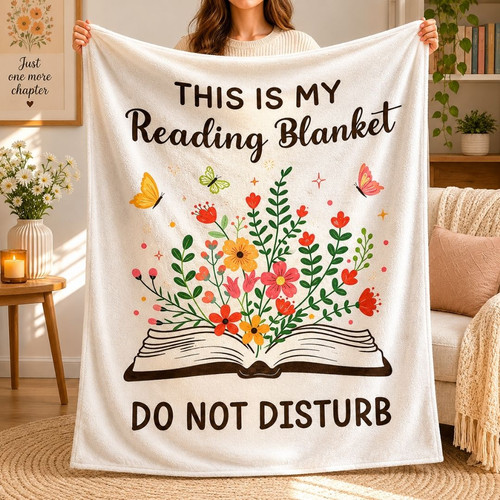 This Is My Reading Blanket - Cozy Book Lover Gift - Bookorys