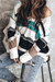 Autumn Winter 2 Colors Stretch V-Neck Stylish Casual Knits Green