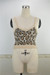 New Three Colors Leopard Knitted Stretch Stylish Vest Khaki 