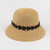 One Pc Summer Fashion 6 Colors Lace Design Weave Casual Foldable Seaside Beach Adjustable Buchet Straw Hat 56-58Cm Yellow