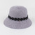 One Pc Summer Fashion 6 Colors Lace Design Weave Casual Foldable Seaside Beach Adjustable Buchet Straw Hat 56-58Cm Purple