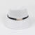 One Pc Summer New Plaid Belt Buckle Decor Mesh Inside Breathable Adjustable Fashion Sun Protection Outdoor Bucket Hat 56-58Cm White