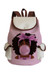 Stylish New Two Colors Cartoon Girl Printing High-Capacity Lock Buckle With Pocket Canvas Backpack 28Cm(L)* 11Cm(W)* 39Cm(H) Pink
