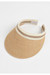 Summer New 2 Colors Beach Empty Top Wide Stripe Metallic Leaf Decor Sun Protection Casual Adjustable Wide Eaves Straw Hat 56-58Cm Beige