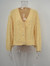 Winter New Solid Color Stretch Knitted V-Neck Single-Breasted Stylish Sweater Yellow