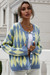 Winter New Three Colors Knitted Stretch Single-Breasted Stylish Sweater Blue