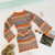 Winter New Three Colors Knitted Stretch Stylish Casual Sweater Orange