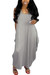 S-2Xl Plus Size Summer New Stylish Three Colors Solid Color Crew Neck Sleeveless Stretch Irregular Hem Casual Maxi Dress Gray