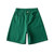 Xs-L Summer New Style 3 Colors Solid Color Inelastic Button Pockets Zip-Up Fashion Denim Shorts Green