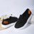 New Four Colors Canvas Fabric Low-Upper Stylish Casual Simple Flats Black