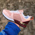 New Stylish Four Colors Lace-Up Flat Casual Shoes Sneaker Pink