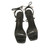 Summer New 3 Colors Transparent Strappy High-Heel Sandals(Heel Height:10Cm) Black
