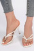 Summer New Two Colors Square Toe Peep Toe Stylish High-Heel Sandals(Heel Height:8Cm) White