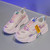 Women's Multicolor Stylish Daddy Shoes Pink