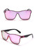 One Pc New Stylish Eleven Colors Square Plastic Frame Polarized Uv Protection Sunglasses Darkviolet