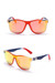 One Pc New Stylish Eleven Colors Square Plastic Frame Polarized Uv Protection Sunglasses Orange