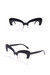One Pc New Stylish Five Colors Geometry Plastic Frame Polarized Uv Protection Sunglasses White