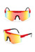 One Pc New Stylish Six Colors Frameless Plastic Glasses Leg Polarized Uv Protection Sunglasses Red