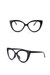 One Pc New Stylish Six Colors Round Shape Plastic Frame Polarized Uv Protection Sunglasses Black