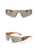 One Pc New Stylish Six Colors Sense Of Technology Frameless Plastic Glasses Legs Polarized Uv Protection Sunglasses Orange