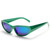 One Pc New Stylish Ten Colors Geometry Shape Plastic Small Frame Polarized Uv Protection Sunglasses Green