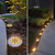 Led Solar Powered In-ground Lights - Solar Pathway Lights Warm Light (4 Pack)