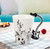 Novelty Guitar Ceramic Mug Black & White Bass