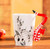 Novelty Guitar Ceramic Mug Red Saxophone