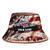 9.11 Memorial Never Forget American Flag Bucket Hat for Men, Firefighter Style 1