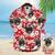 Custom photo Dog floral Aloha Shirt, Dog Flowers Pattern Hawaiian Shirt, Dog Hawaiian shirt For Men, Women Style 2