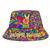 Customized Hippie Bucket Hat Love Peace Hat for Girl, Women, Hippie Lovers Bucket Hat Style 1