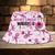 Personalized Butterfly Pink Sunflowers Breast Cancer Awareness Bucket Hat for Girl. Women Style 4