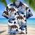 Alaska Bear Tropical Hawaiian Shirt for Men, Women, Alaska Summer Beach Shirt Style 1