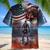 American Flag Boxing Hawaiian Shirt Flowers Aloha Shirt for Men, Boxers Style 5